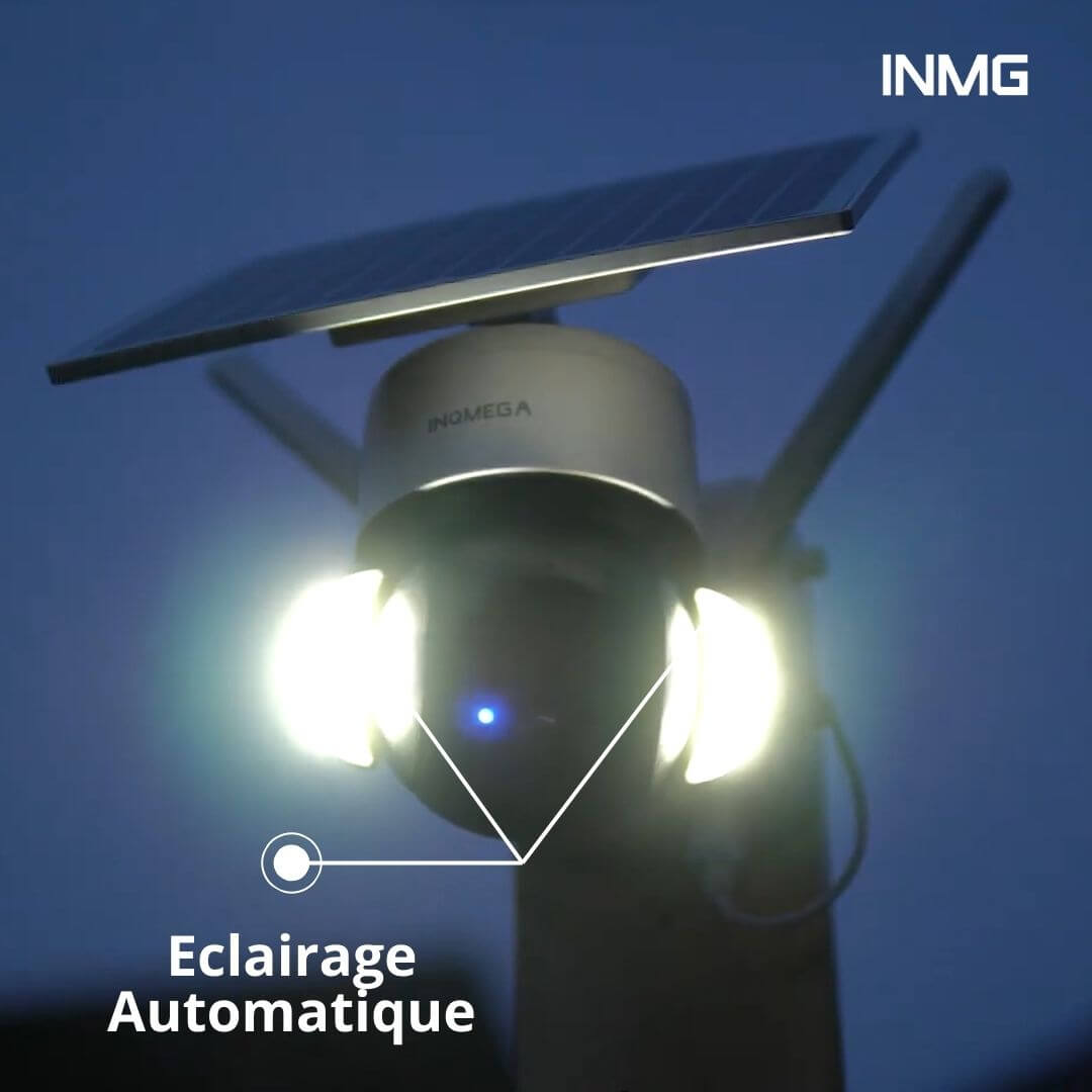Surveillez votre maison 24h/24 grâce à l'InoCam Solar Dome™