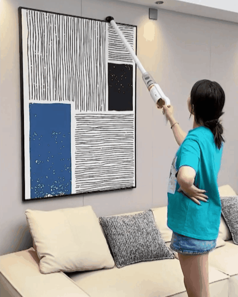 ASPIRATEUR  CHARGEABLE  PORTABLE SANS FIL Pour ( Voiture - Maison - Bureau )