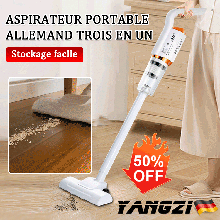 ASPIRATEUR  CHARGEABLE  PORTABLE SANS FIL Pour ( Voiture - Maison - Bureau )