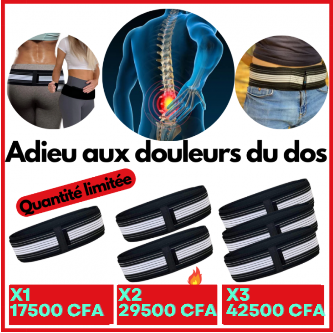 Ceinture Physio-Sciatique et douleur du bas du dos : POUR HOMME ET FEMME