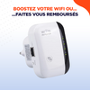 wifiBoost | Répéteur et amplificateur Wifi 300Mbps