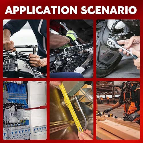 ci -Mallette à outils 499 pièces ensemble d'outils de réparation à domicile à  4 couches en aluminium