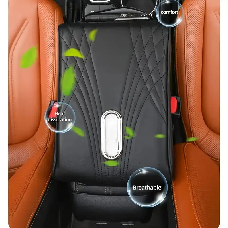 Coussin d'accoudoir avec boîte à mouchoirs et sac de rangement - BJ