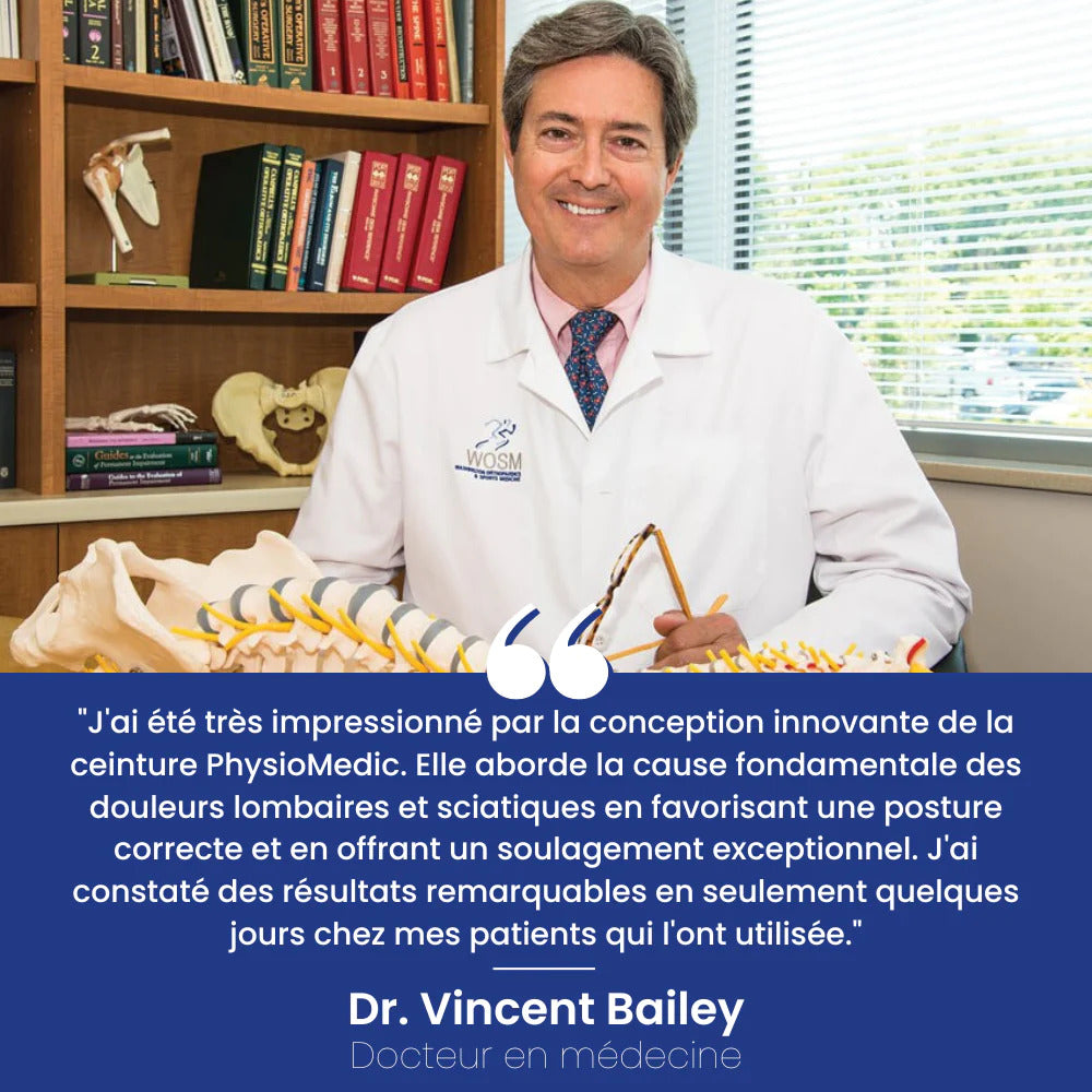 Ceinture Physio-Sciatique et douleur du bas du dos : POUR HOMME ET FEMME